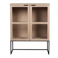 RO EVERETT CABINET WHITEWASH/BLACK